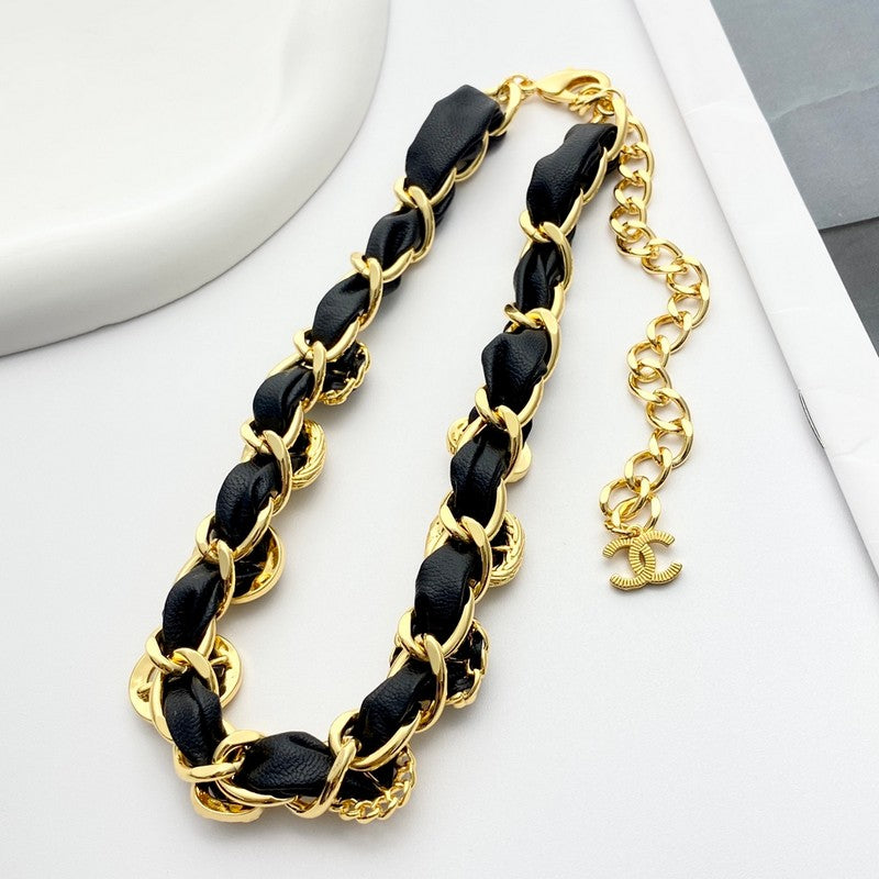 18K  Chanel 2024 Leather Necklace